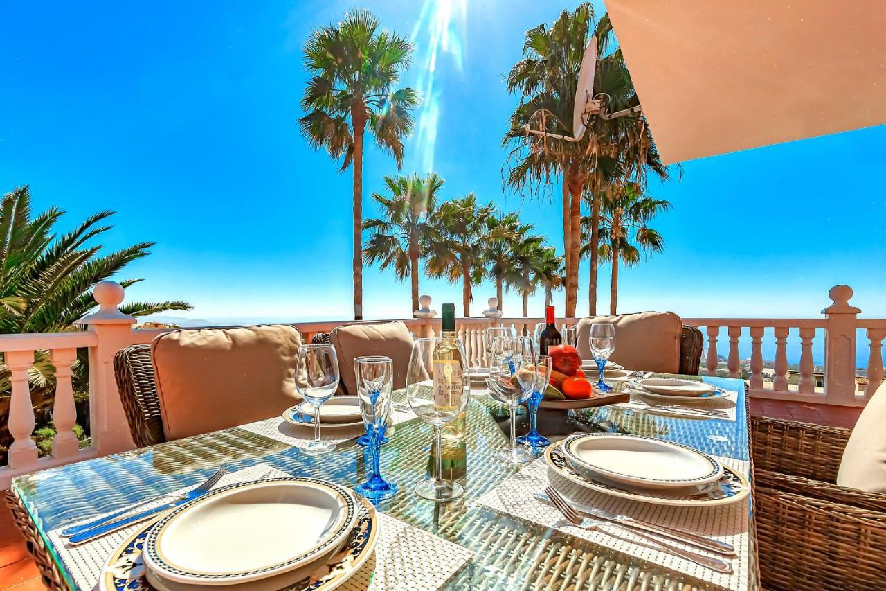 Villa Raquel With Private Pool And Sea View Los Menores Exterior photo